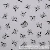 Quilting Treasures BonEful FABRIC FQ Cotton Quilt White Black B&W