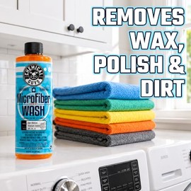Chemical Guys Detérgente Concentrado para Microfibra y Paño de Lavado CWS_201_16SW, 473 ml, Aroma Naranja