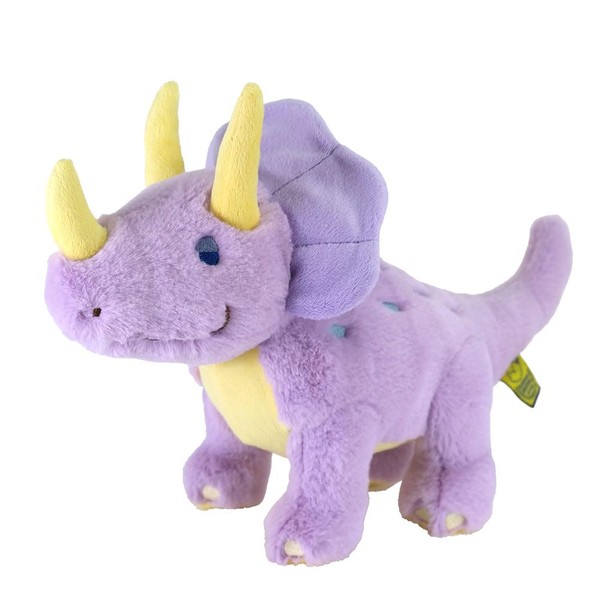San Lemon Fluffies Rainbow Triceratops P-1343 M Plush Dinosaur Dinosaur