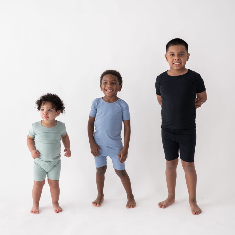 KYTE BABY, Short Sleeve Toddler Pajama Set, 97% Rayon made