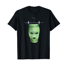 Green Balaclava | Gangster Mask | Robber Bandit T-Shirt