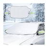 LoyaForba Car Magnetic Windshield Snow Cover, 4 Layers WAaterproof Windproof