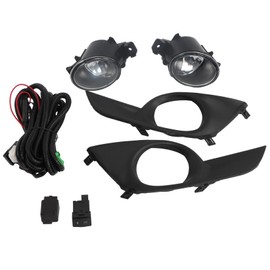 LABLT Clear Fog Lights Lamps Kit Switch+Harness Replacement for 2013-2015 Nissan Altima Sedan 4Dr 26155-9B91C, 26150-9B91C