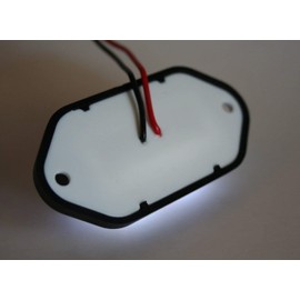 LED Convenience Courtesy LED Light - Bright BLUE internal LEDs - Waterproof, Compact 12vdc Fixture Truck, Auto, RV, Aircraft lighting