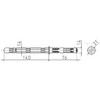Gedotec Shelf Support Steel Brown Galvanised – Clear, Pack of