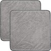 Erwin Müller Microfibre Cloth Pack of 2 Microfibre Grey Size