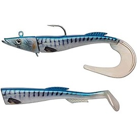Berkley PowerBait Power Sandeel - Saltwater Soft Bait Fishing Lure for Bass, Pollack, Cod, Ling and Wrasse - Paddle Tail & Curl Tail Supplied