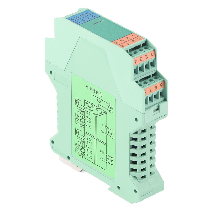 Current Signal Isolator 2 in 2 Out Signal Transmitter DC