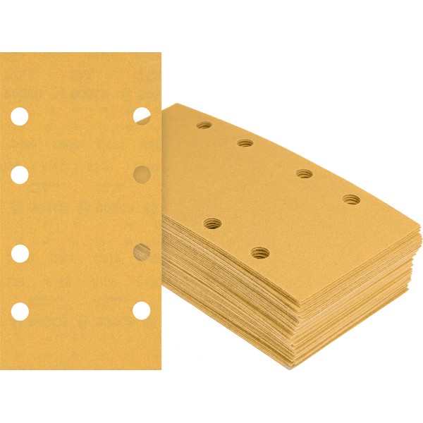 Bosch Professional 50x Expert C470 Sandpaper (for Hardwood, Paint on wood, 93x186 mm, Grit 60, Accessories Orbital Sander)