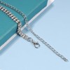 Yheakne Boho Rhinestone Crystal Y Necklace Tennis Chain Y Lariat
