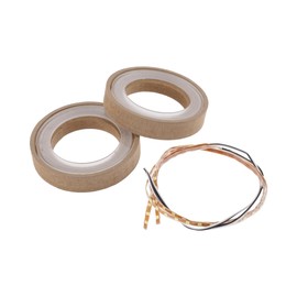 RATCHROLL 2 Set Universal Speaker Spacer Ring Tweeter Speaker Spacer Adapter Waterproof for 2.5" with Acrylic Washers and Light Strip Brown Wood