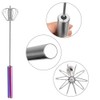 10Inch Stainless Steel Semi-Automatic Whisk Hand Push Rotary Whisk Blender
