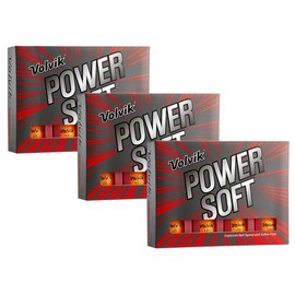 Volvik Power Soft Explosive Ball Speed Golf Balls 3 Dozen (36 Balls) - Orange Color
