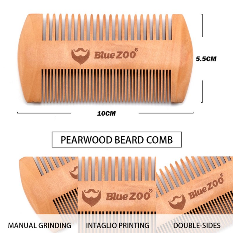 Wooden Beard Comb, Comb, Mustache, Wooden Folding Comb, Men's Styling