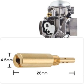 Pilot Jet Jetsetmoto Pilot Jet Set Motorcycle Equipment #28#30#32#35#38#40#42#45 (26mm x 4.5mm) for Keihin PC18/PC20 Pilot Jet Set Keihin Carburetor Setting Bike Accessories with Storage Case