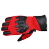 NORMAN Red Summer Motorcycle Motorbike leather Vented gloves (XL)