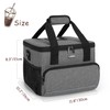 Trunab Reusable 6 Cups Drink Carrier for Delivery with Adjustable