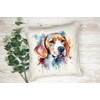 Anonymous Gifting Watercolour dog printed cushion cover - perfect for