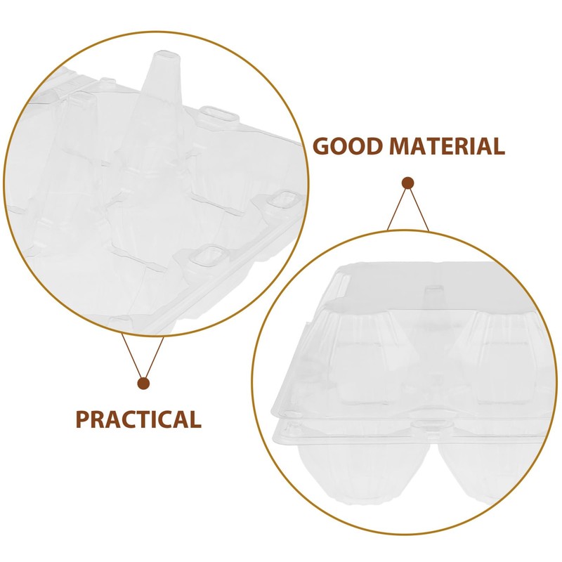 Homoyoyo 6pcs Goose Egg Carton Jumbo Egg Cartons 6 Count