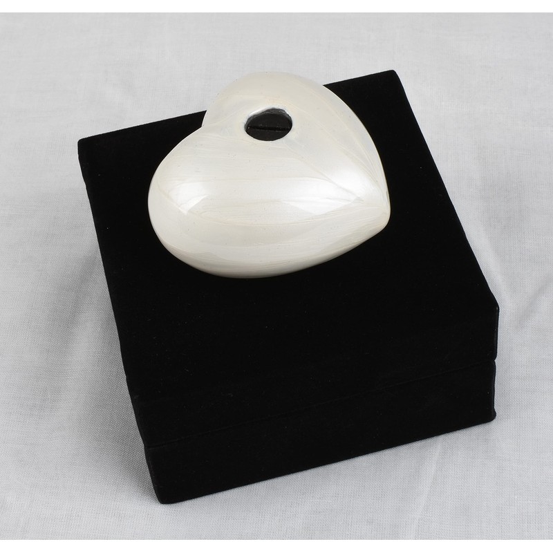Small Keepsake Heart Cremation Urn For Ashes With New Improved