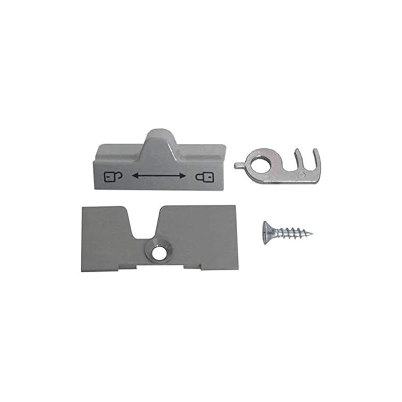 DOMETIC - FERMETURE DE PORTE COMPLET GRIS POUR REFRIGERATEUR DOMETIC