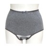 Modde La Casa Postpartum Panties, 100% Cotton, Plain, Gray