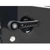 PKEDUO Black Door Handle Inserts + Star Push Button Covers