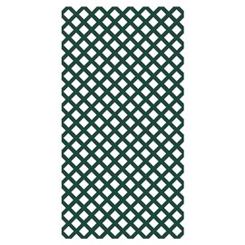4 ft. x 8 ft. Woodland Green Garden Vinyl Lattice