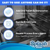 Generic Splash Rinse Dishwasher Cleaner Tablets - Deep Cleaning For