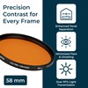 Hoya 58 mm HMC YA3 Round Filter - Orange