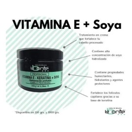 Kit Soya Shampoo,vitamina E Keratina + Seda Cristal Labonte