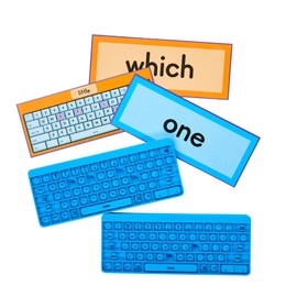 Really Good Stuff Sight Words Pop and Type Activity - 2 Keyboards, 100 Cards