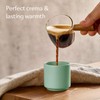 Cosumy Stackable Espresso Cups - 4 Pastel Ceramic Coffee Cups