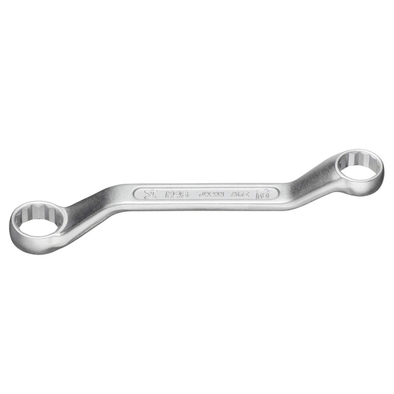 TONE M46-1214 Short Glasses Wrench (45°) Double Side Width 0.5