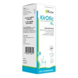 Kirotic 4l Kiron Otitis Cuidado De Oídos Para Perros Y Gatos