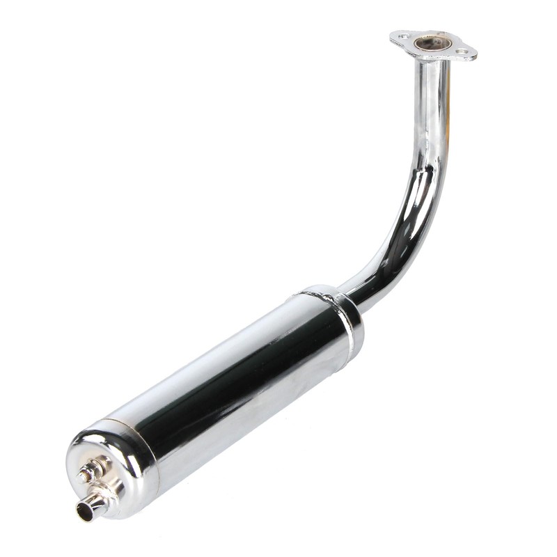 SUNQIAO Motorized Bicycle Exhaust, Bicycle Muffler Silence for 49cc 50cc