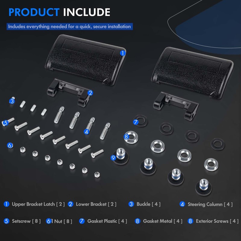 CI-9SV-WL1 Windshield Pop Out Latch Fit for CUB CADET HC400