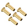 PATIKIL 4mm ID 6.5mm OD Tube Brass Compression Fittings, 5