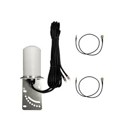AntennaGear M17B MIMO 2 x Cellular | 4G and 5G Compatible Modem, Router, Gateway and Hotspots with 16ft Coax Cables and TS9 Adapters