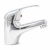 Rubinetto Miscelatore per Lavabo con Finitura Cromata Brillante | Kit