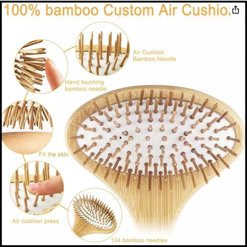 SIHASO Bamboo Oversize Curved Back Scratcher - Large 104 Wooden