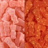 SOUR PATCH KIDS Glow Ups Strawberry-Watermelon Soft & Chewy Candy,