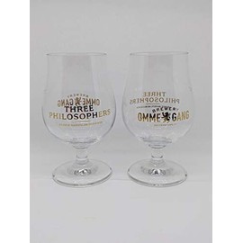 Ommegang Three 3 Philosophers Chalice Glass - New for 2020 - Set of 2