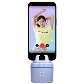 Pivo Pod Lite (Blue) - Mini Auto Tracking Phone Holder - Bluetooth Face & Body Tracking - Content Creation for TikTok & Instagram