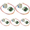 HUAREW 5pcs 5-Wire 4-Phase by 28BYJ-48 Stepper Motor, with 5