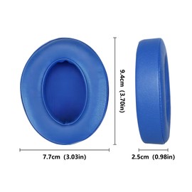 Fourmor -Replacement Studio3 Earpads Ear Pad Cushion Cover Compatible with Beats by Dr.Dre Studio 2.0 B0500 B0501 Wired/Wireless & Studio 3.0 Over-Ear Headphones