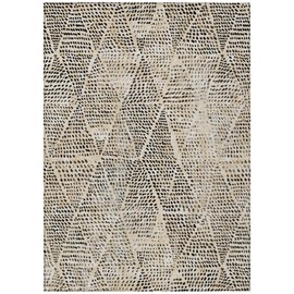 Addison Rugs Chantille ACN591 Beige 5' x 7'6" Indoor Outdoor Area Rug, Easy Clean, Machine Washable, Non Shedding, Bedroom, Living Room, Dining Room, Kitchen, Patio Rug
