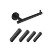 JQK Wall Hooks Black, 304 Stainless Steel Coat Hooks Wall