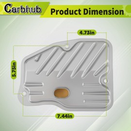Carbhub CVT Transmission Oil Pan & Gasket Fit for Toyota Corolla 2014-2020, for Toyota Corolla iM 2017-2018, for Toyota Scion iM 2016 Replaces 35330-12050 V70-0731 97739