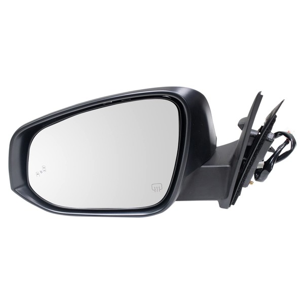 TRQ Left Mirror without Memory Drivers Side Compatible with 2017-2019
